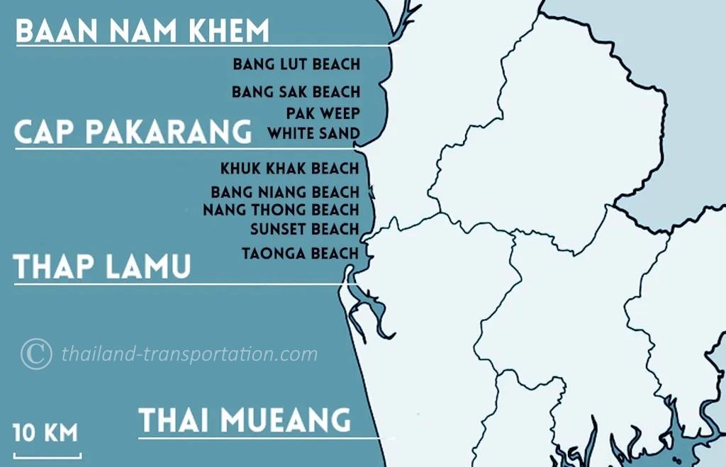 carte de khaolak