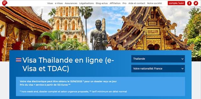⁪ACTIONS VISAS THAILANDE